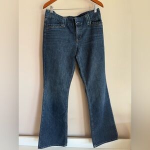 GAP Curvy Boot Cut Jeans in Dark Blue size 12